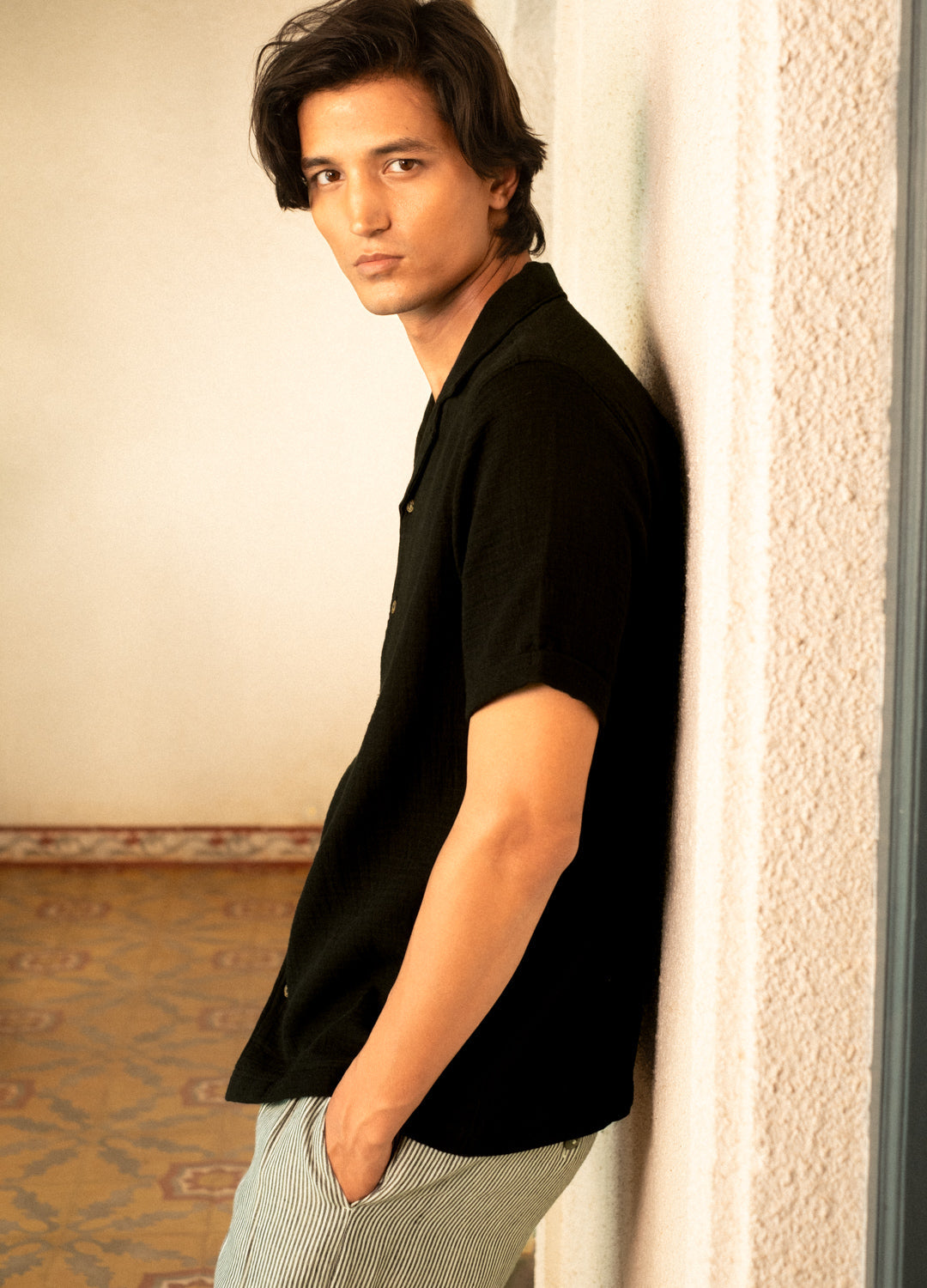 Black Cuban Shirt