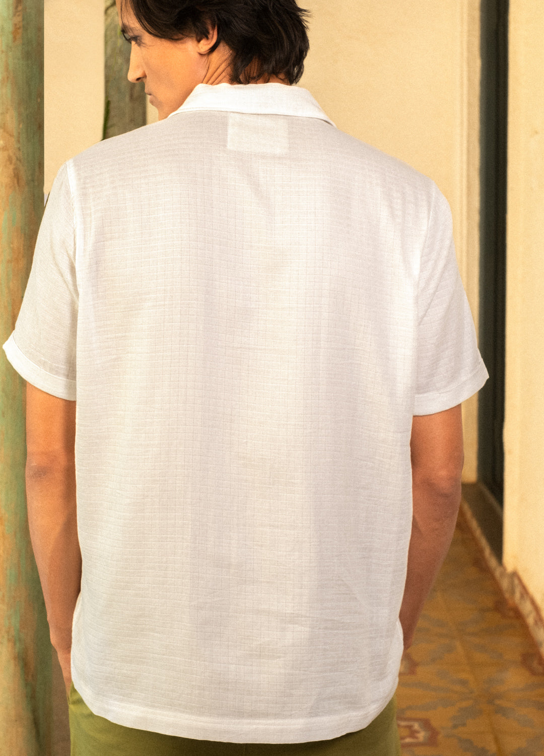 Coconut Milk Cuban Shirt