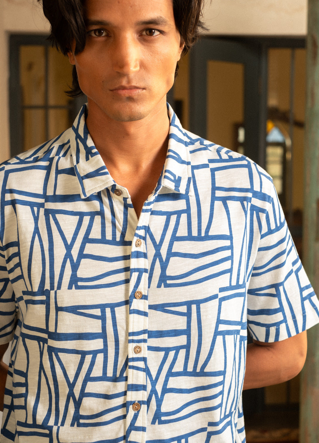 Nautic Half-Sleeve Shirt