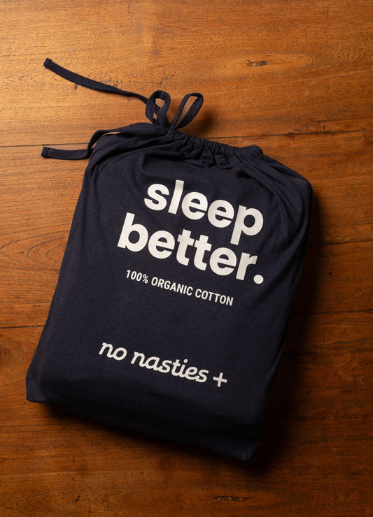 Navy Bed Sheet Set