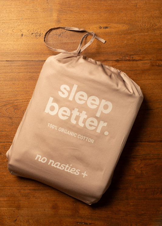 Sand Fitted Bed Sheet Set